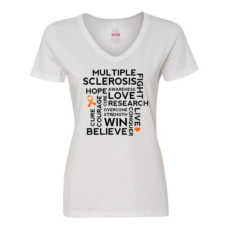Multiple Sclerosis Shirt Believe Word Shirt Orange Ribbon Multiple Sclerosis Shirt Believe Word Shirt Orange Ribbon
