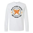 thumbnail image 1 of Inktastic Multiple Sclerosis Orang Ribbon Hope Support and Cure Long Sleeve T-Shirt, 1 of 5