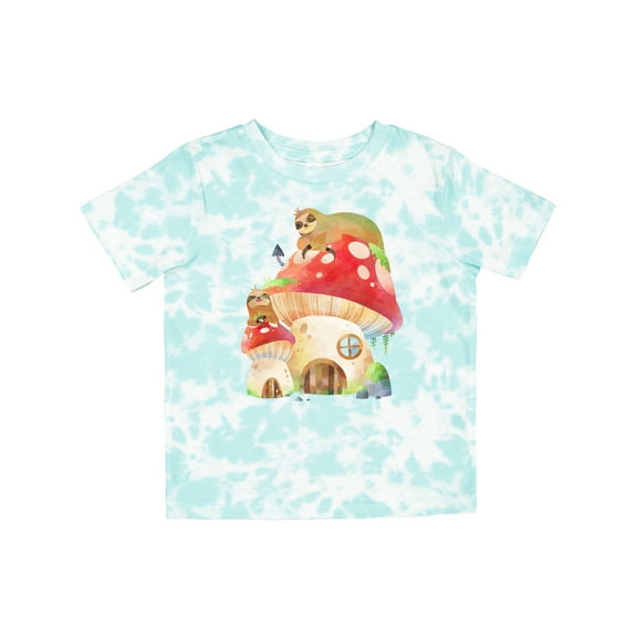 Inktastic Mushroom Cottage Boys or Girls Toddler T-Shirt