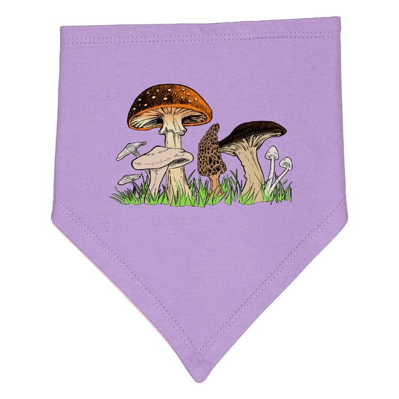 Inktastic Mushroom Hunting for Morel Mushroom Baby Bandana Bib