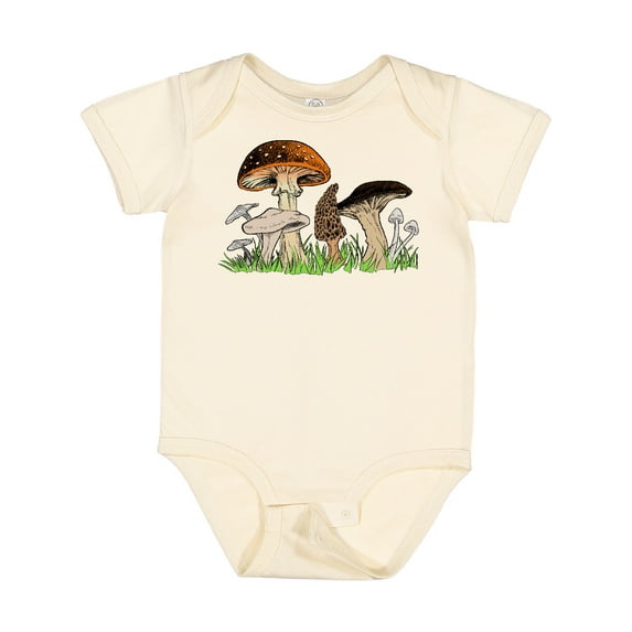 Inktastic Mushroom Hunting for Morel Mushroom Boys or Girls Baby Bodysuit