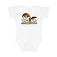 thumbnail image 1 of Inktastic Mushroom Hunting for Morel Mushroom Boys or Girls Baby Bodysuit, 1 of 5