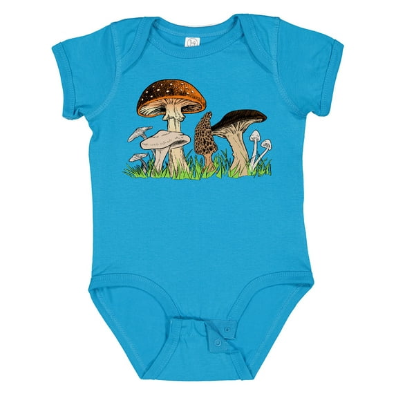 Inktastic Mushroom Hunting for Morel Mushroom Boys or Girls Baby Bodysuit