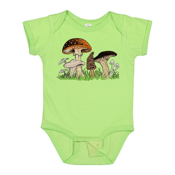 Inktastic Mushroom Hunting for Morel Mushroom Boys or Girls Baby Bodysuit
