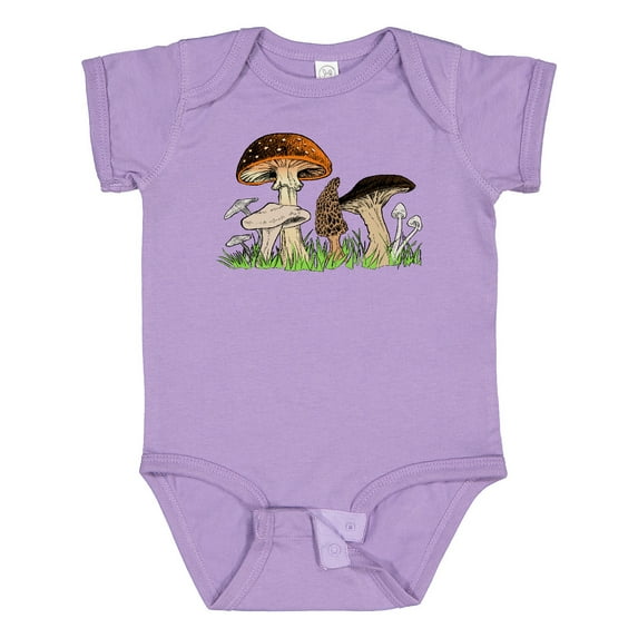 Inktastic Mushroom Hunting for Morel Mushroom Boys or Girls Baby Bodysuit
