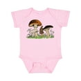 thumbnail image 1 of Inktastic Mushroom Hunting for Morel Mushroom Boys or Girls Baby Bodysuit, 1 of 5