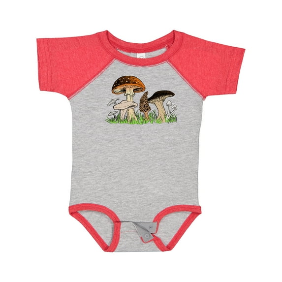 Inktastic Mushroom Hunting for Morel Mushroom Boys or Girls Baby Bodysuit