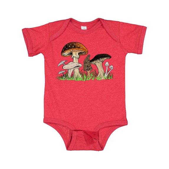 Inktastic Mushroom Hunting for Morel Mushroom Boys or Girls Baby Bodysuit