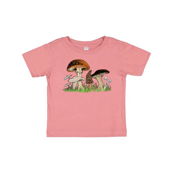 Inktastic Mushroom Hunting for Morel Mushroom Boys or Girls Baby T-Shirt
