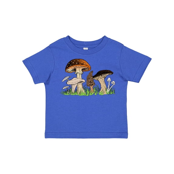 Inktastic Mushroom Hunting for Morel Mushroom Boys or Girls Toddler T-Shirt