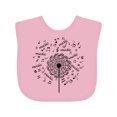 thumbnail image 1 of Inktastic Music Dandelion Musical Boys or Girls Baby Bib, 1 of 4