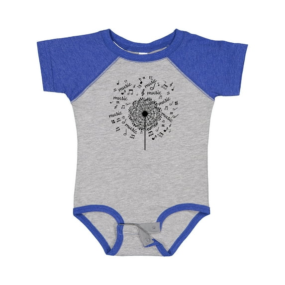 Inktastic Music Dandelion Musical Boys or Girls Baby Bodysuit