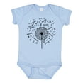 thumbnail image 1 of Inktastic Music Dandelion Musical Boys or Girls Baby Bodysuit, 1 of 5