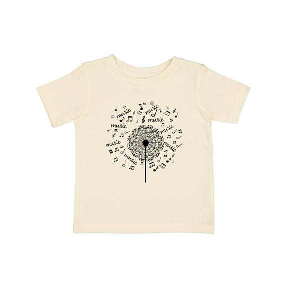 Inktastic Music Dandelion Musical Boys or Girls Baby T-Shirt