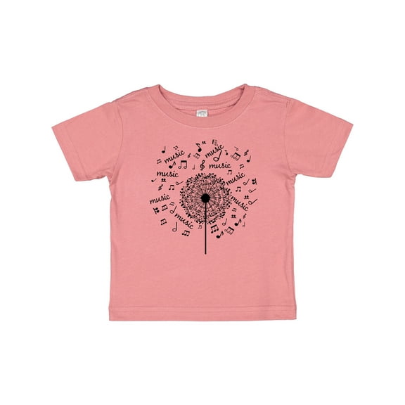 Inktastic Music Dandelion Musical Boys or Girls Baby T-Shirt