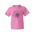 thumbnail image 1 of Inktastic Music Dandelion Musical Gift Youth T-Shirt, 1 of 5