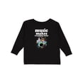 thumbnail image 1 of Inktastic Music Makes Everything Better Girls Long Sleeve Toddler T-Shirt, 1 of 5