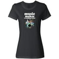 thumbnail image 1 of Inktastic Music Makes Everything Better Women's T-Shirt, 1 of 5