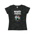 thumbnail image 1 of Inktastic Music Makes Everything Better Women's T-Shirt, 1 of 5