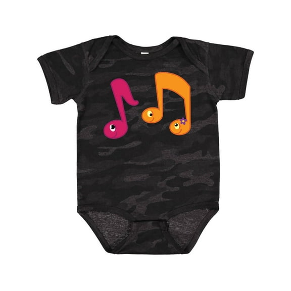 Inktastic Music Notes Band Choir Musician Boys or Girls Baby Bodysuit