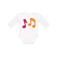 thumbnail image 1 of Inktastic Music Notes Band Choir Musician Gift Boys or Girls Long Sleeve Baby Bodysuit, 1 of 5