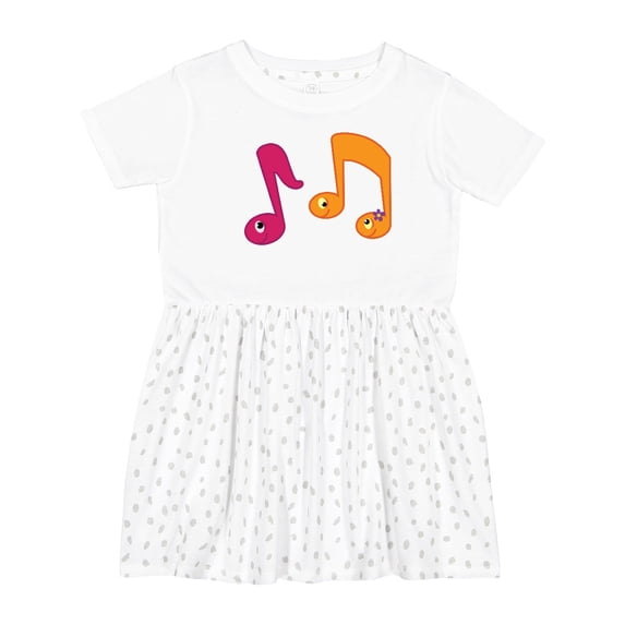Inktastic Music Notes Band Choir Musician Girls Toddler Dress