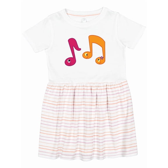 Inktastic Music Notes Band Choir Musician Girls Toddler Dress