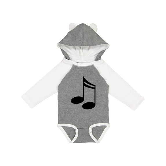 Inktastic Music Notes for the Music Lover Boys or Girls Long Sleeve Baby Bodysuit
