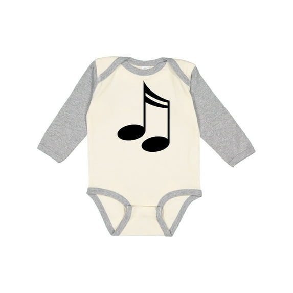 Inktastic Music Notes for the Music Lover Boys or Girls Long Sleeve Baby Bodysuit