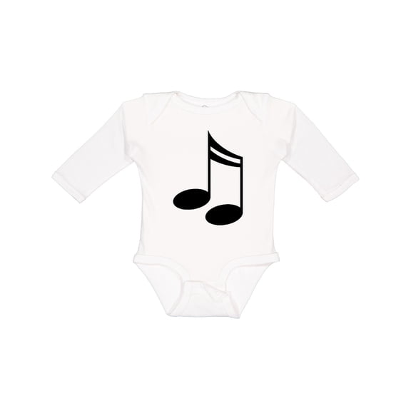 Inktastic Music Notes for the Music Lover Boys or Girls Long Sleeve Baby Bodysuit
