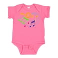 thumbnail image 1 of Inktastic Music Notes Musical Boys or Girls Baby Bodysuit, 1 of 5