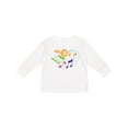 thumbnail image 1 of Inktastic Music Notes Musical Gift Boys or Girls Long Sleeve Toddler T-Shirt, 1 of 5