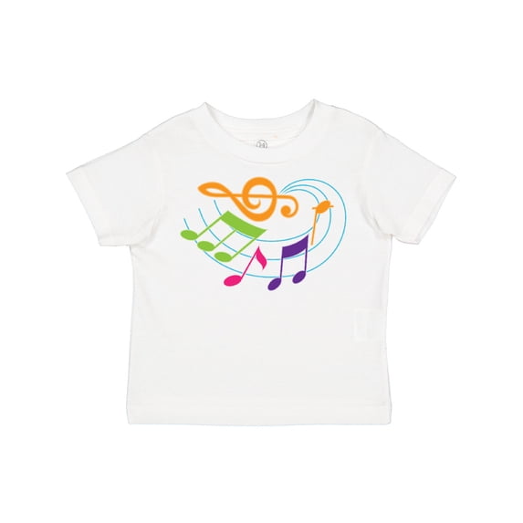 Inktastic Music Notes Musical Boys or Girls Toddler T-Shirt