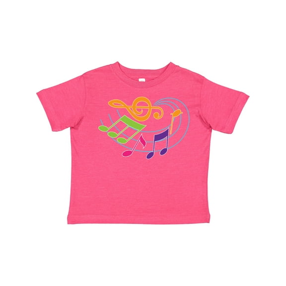 Inktastic Music Notes Musical Boys or Girls Toddler T-Shirt