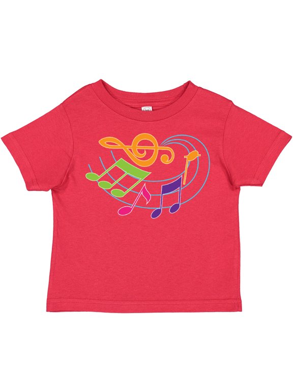 Music Notes Musical Boys or Girls Toddler T-Shirt