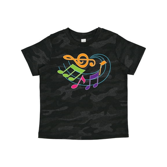 Inktastic Music Notes Musical Boys or Girls Toddler T-Shirt