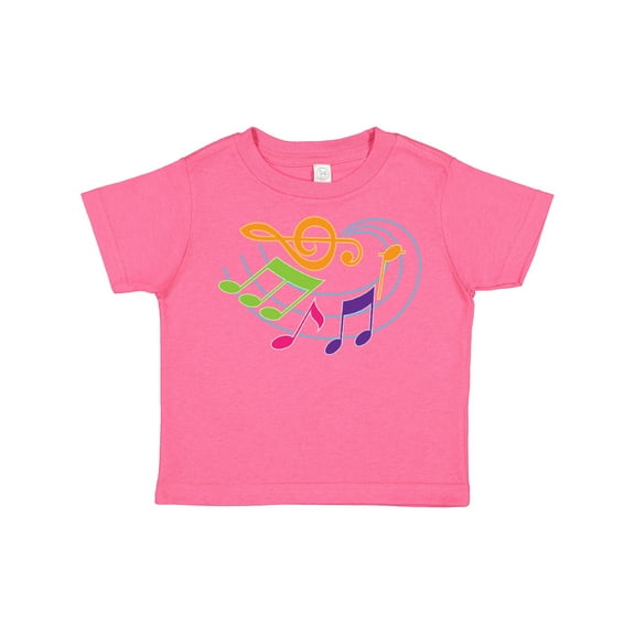 Inktastic Music Notes Musical Boys or Girls Toddler T-Shirt
