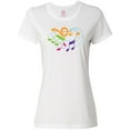 thumbnail image 1 of Inktastic Music Notes Musical Gift Women's T-Shirt, 1 of 5