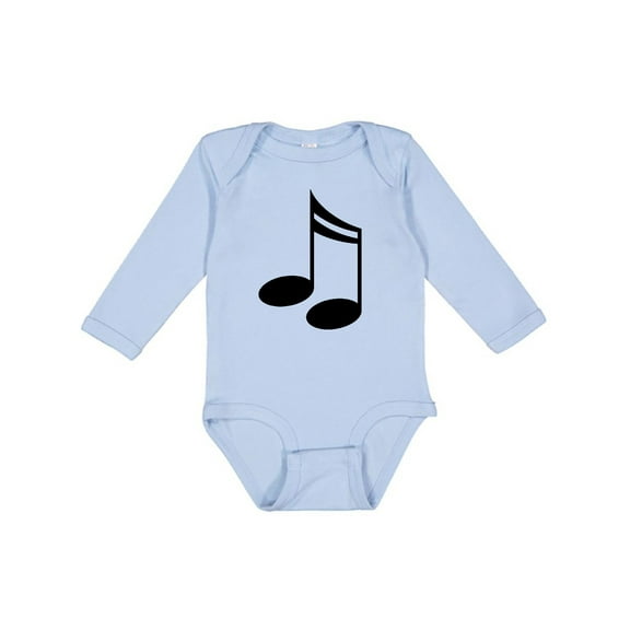 Inktastic Music Notes Musician Boys or Girls Long Sleeve Baby Bodysuit