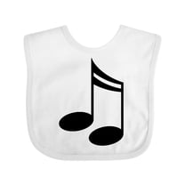 Inktastic Music Notes Musician Gift Boys or Girls Baby Bib