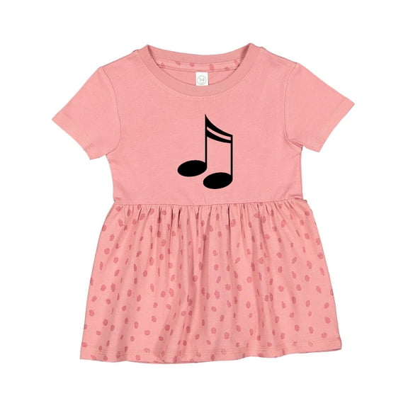 Inktastic Music Notes Musician Girls Baby Dress