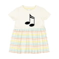 thumbnail image 1 of Inktastic Music Notes Musician Girls Baby Dress, 1 of 5