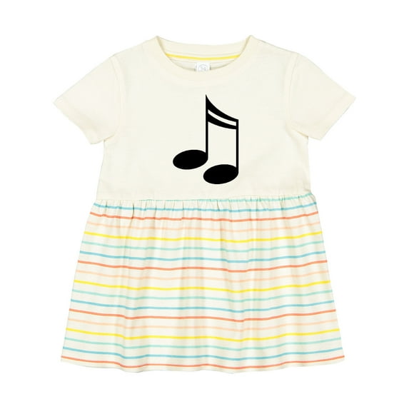 Inktastic Music Notes Musician Girls Baby Dress