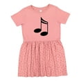 thumbnail image 1 of Inktastic Music Notes Musician Girls Toddler Dress, 1 of 5