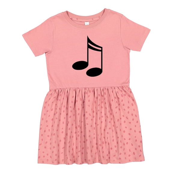 Inktastic Music Notes Musician Girls Toddler Dress