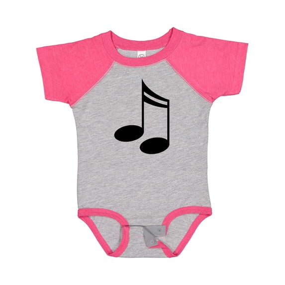 Inktastic Music Notes for the Music Lover Boys or Girls Baby Bodysuit