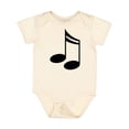 thumbnail image 1 of Inktastic Music Notes for the Music Lover Boys or Girls Baby Bodysuit, 1 of 5