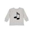 thumbnail image 1 of Inktastic Music Notes for the Music Lover Boys or Girls Long Sleeve Toddler T-Shirt, 1 of 5