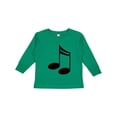 thumbnail image 1 of Inktastic Music Notes for the Music Lover Boys or Girls Long Sleeve Toddler T-Shirt, 1 of 5