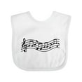 thumbnail image 1 of Inktastic Music Staff Musical Boys or Girls Baby Bib, 1 of 4